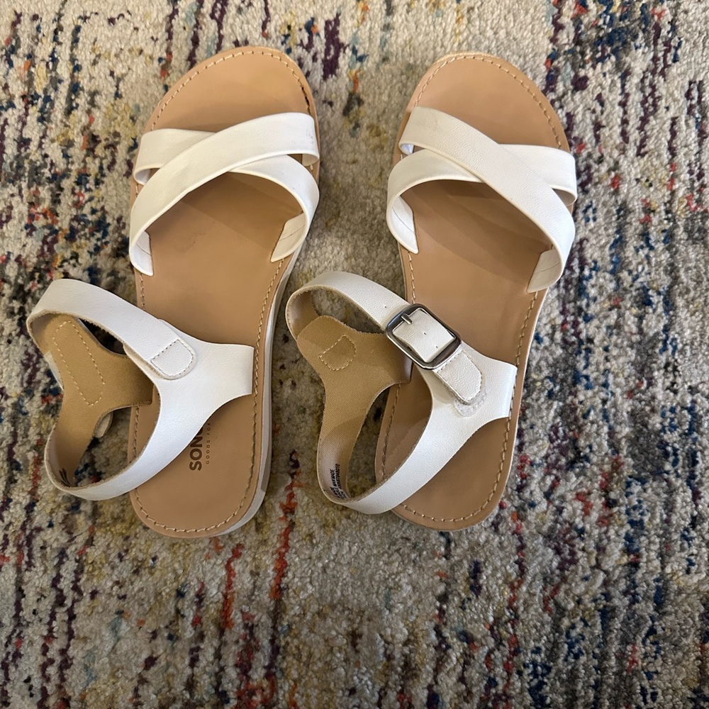 White Sandals for Girls